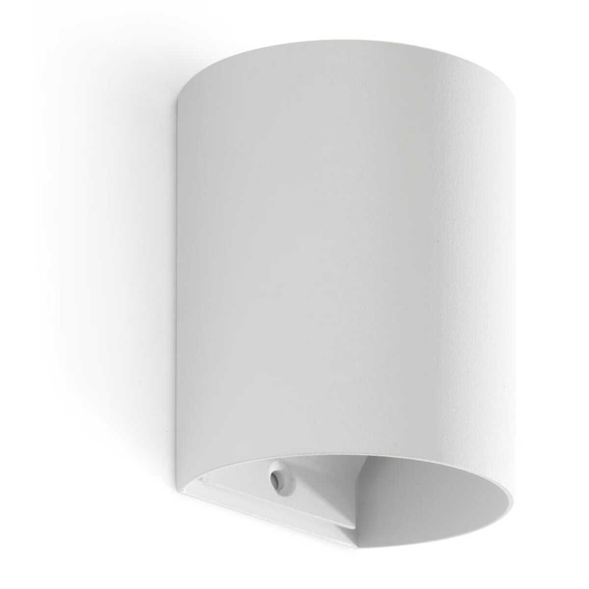 SOLE Lampada da parete rotondo bianca