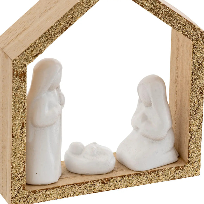 SDN RESINE CRECHE MAISON 13CM
