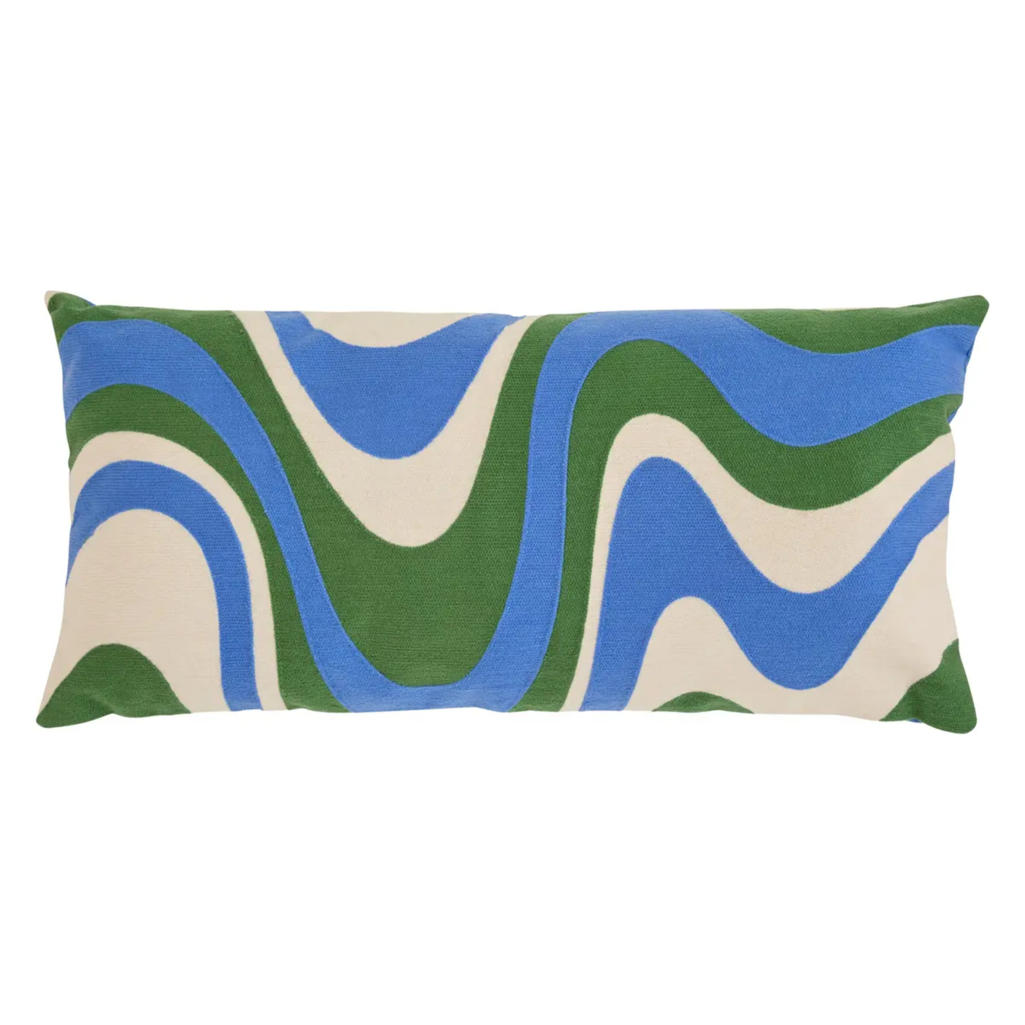 Coussin Hary bleu 75x35cm