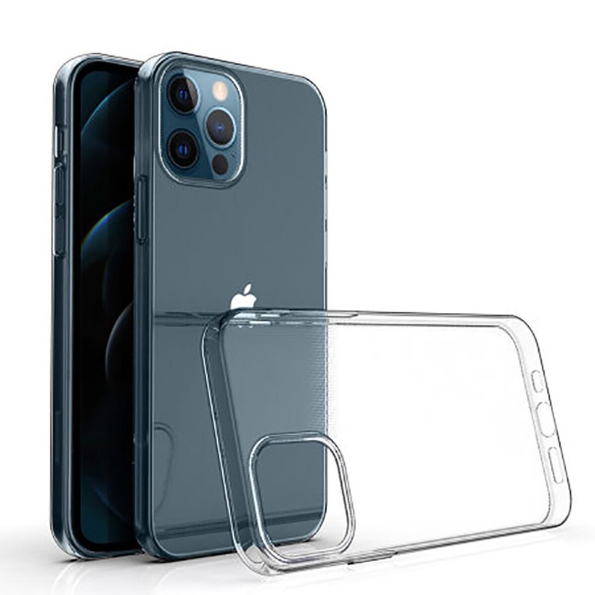 Coque iPhone 12/12 Pro (6,1 pouces) souple en silicone transparente