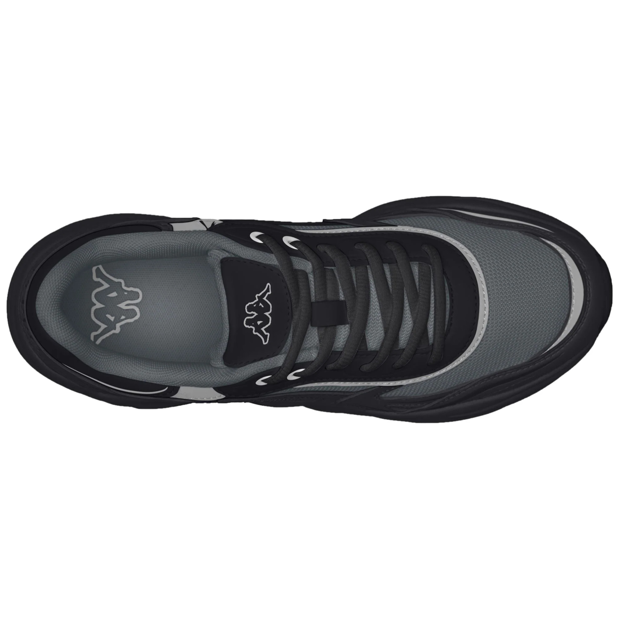 Kappa - Sneakers Uomo Donna Nero - Logo Kendrick