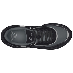 Kappa - Sneakers Uomo Donna Nero - Logo Kendrick