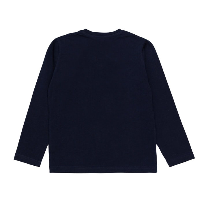 T-shirt maniche lunghe con stampa logo