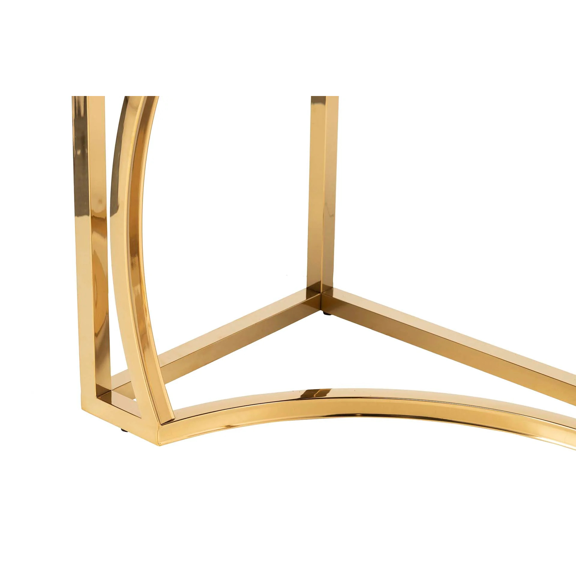 Consola Acero Inoxidable Cristal Sharjah 120x50x75 Cm