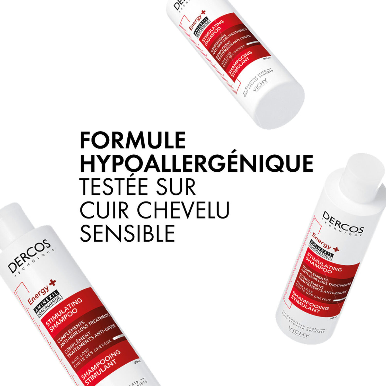 Dercos Technique Energy+ - Shampooing Anti-chute à l'Aminexil