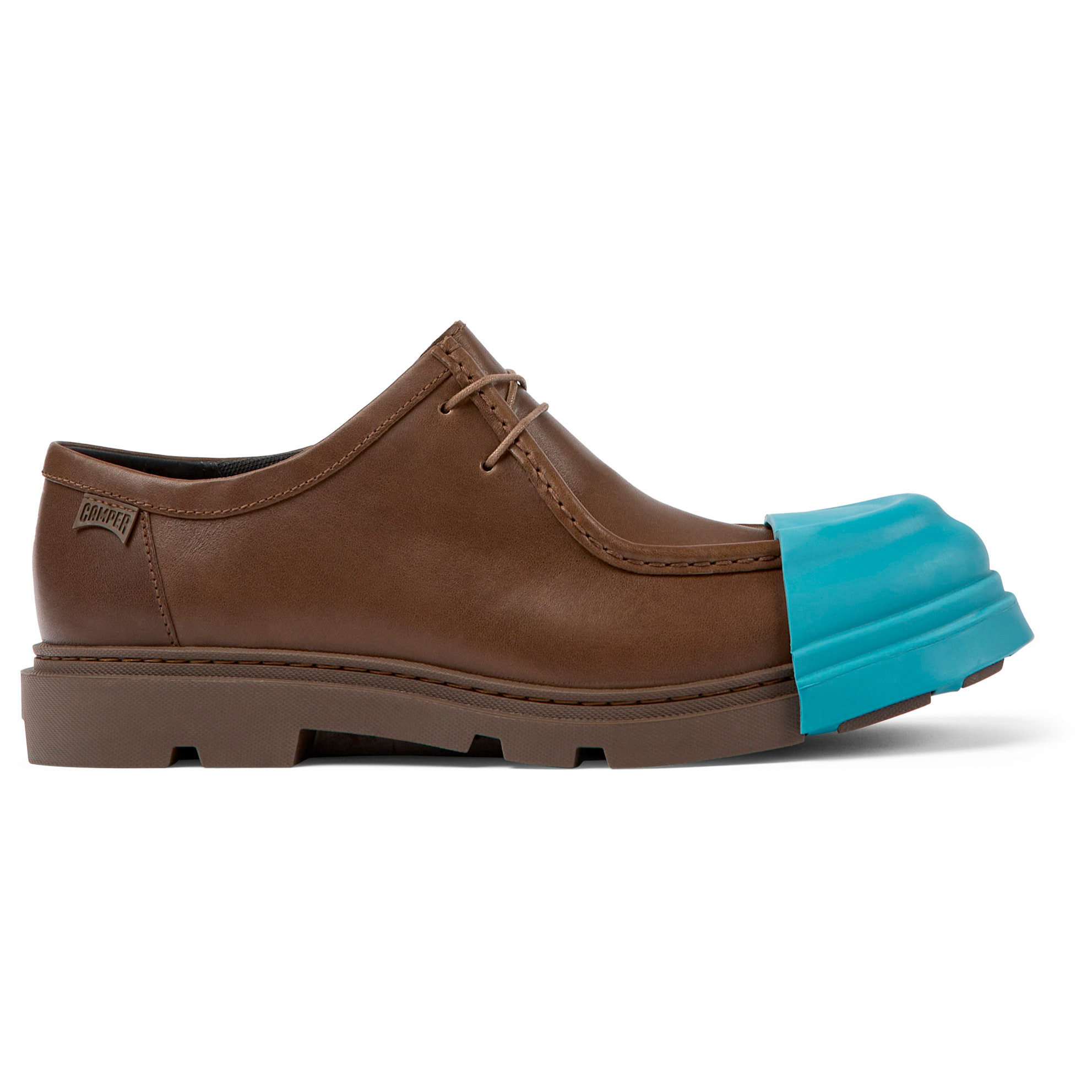 Zapatos de cordones - CAMPER Junction - Marron - Cuero liso