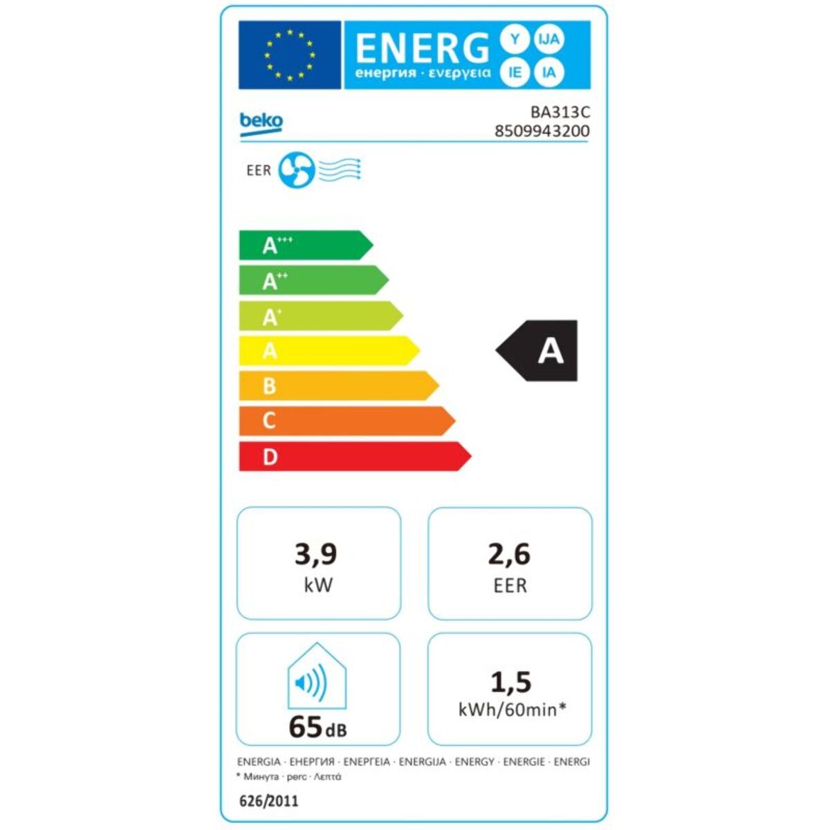 Climatiseur BEKO BA313C