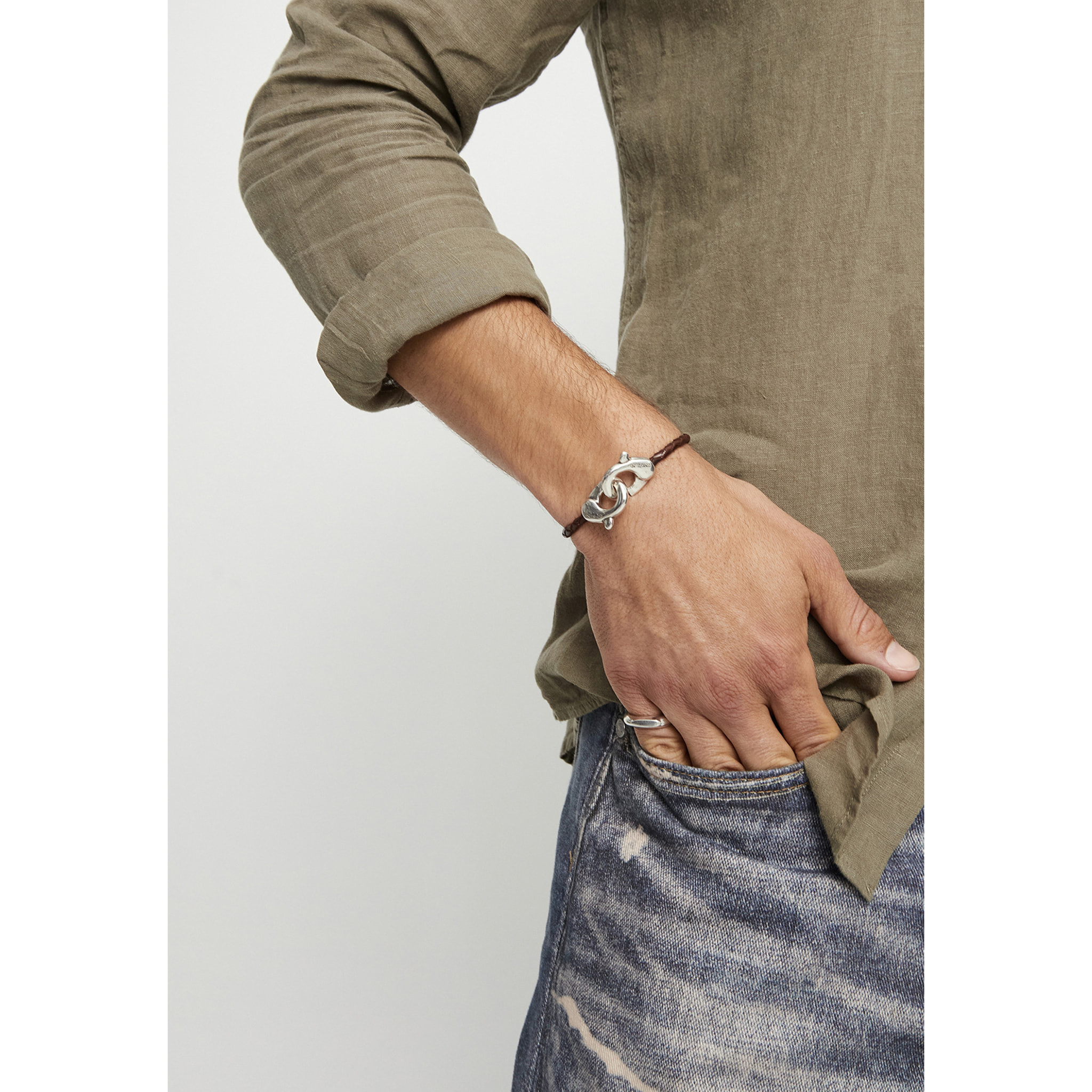 Pulsera SER INSEPARABLE MARRON L