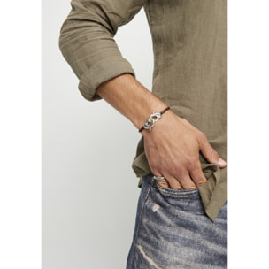 Pulsera SER INSEPARABLE MARRON L
