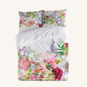 Housse de couette PEONY ROSE 100% coton 79 cm/2