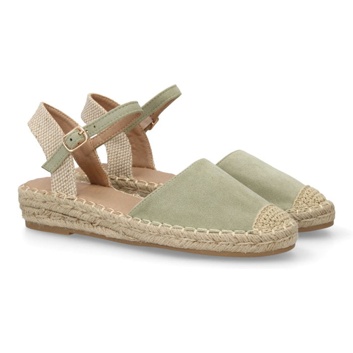 Alpargata mujer yute comoda cierre de hebilla