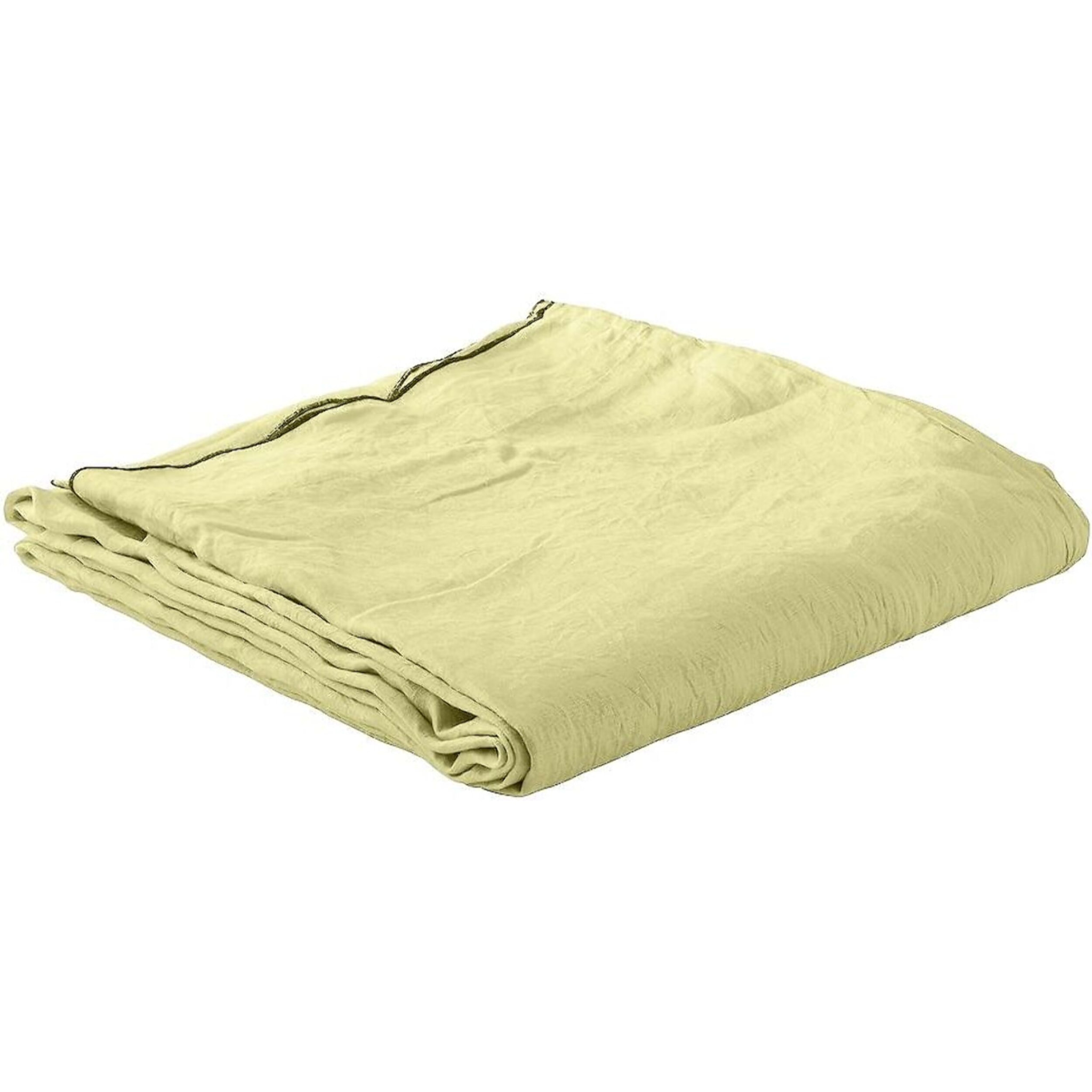 Drap Plat 240x300cm 100%lin LavÉ 160g Poire