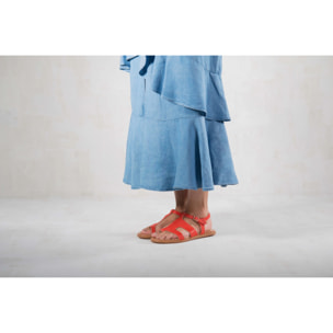 Sandalias S918 TEXAS CORAL / AURORA color Coral