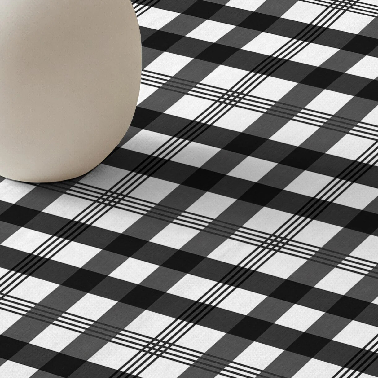 Nappe anti-taches 100% coton Dorian Black