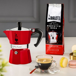 Cafetière italienne BIALETTI MOKA EXPRESS ROUGE 3 TASSES