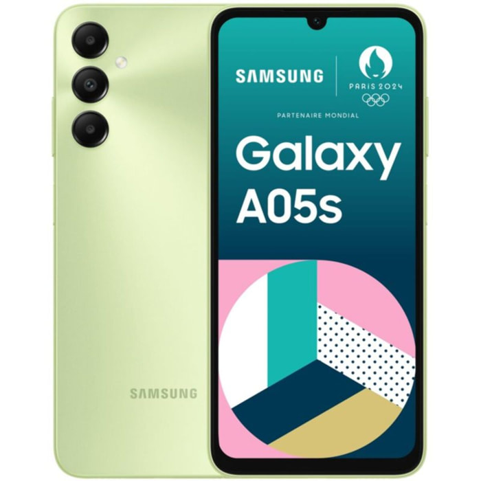 Smartphone SAMSUNG Galaxy A05s Lime 64Go