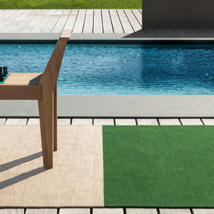 Tapis extérieur kilim fait main en PET SUBLIX