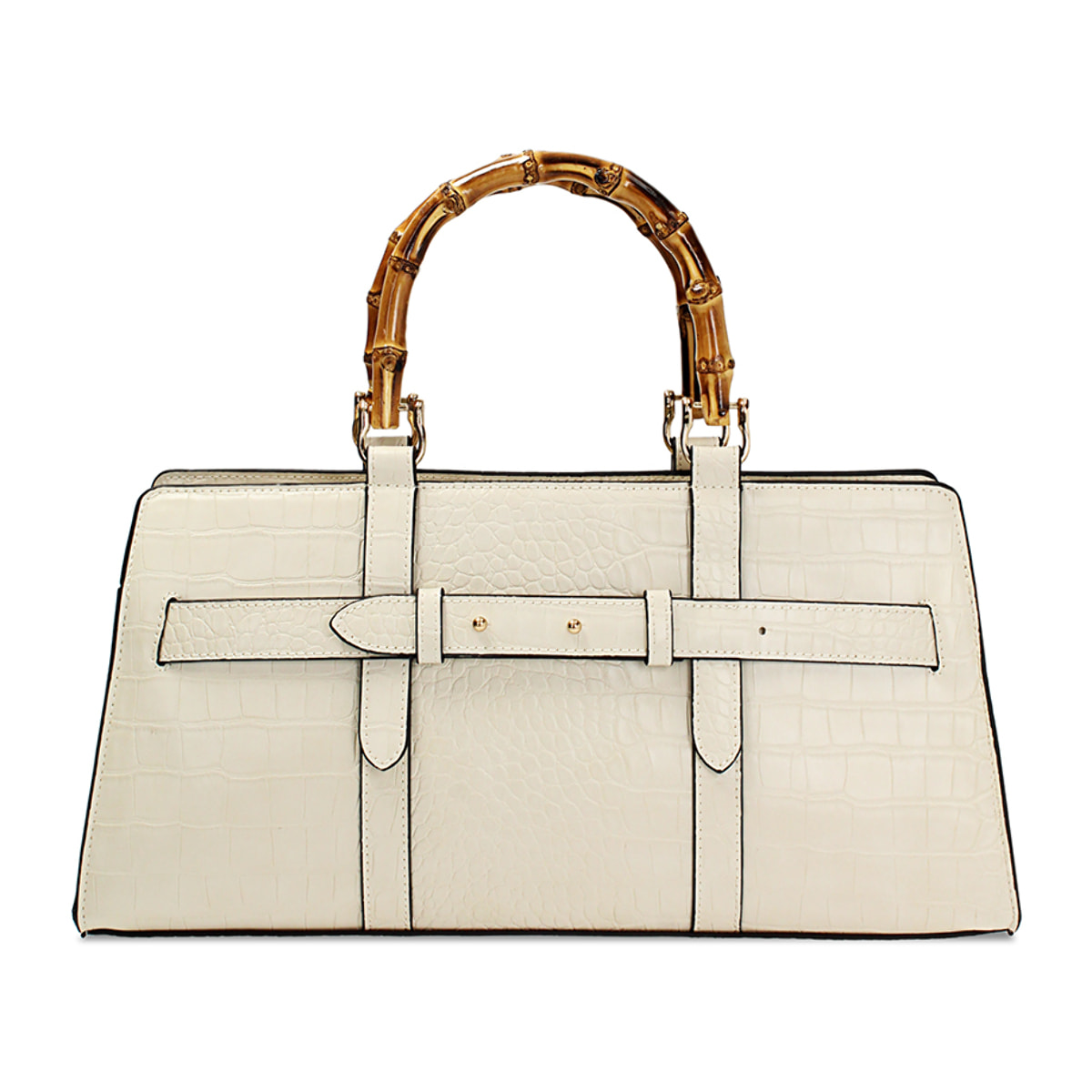 Bolso de mano mujer crema en coco