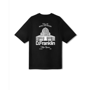 Camiseta de Hombre St.Denis Negro / Blanco D.Franklin