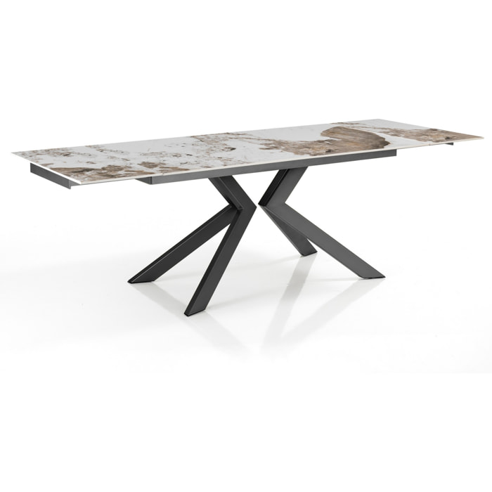Tomasucci Table extensible STAR ONICE GREY
