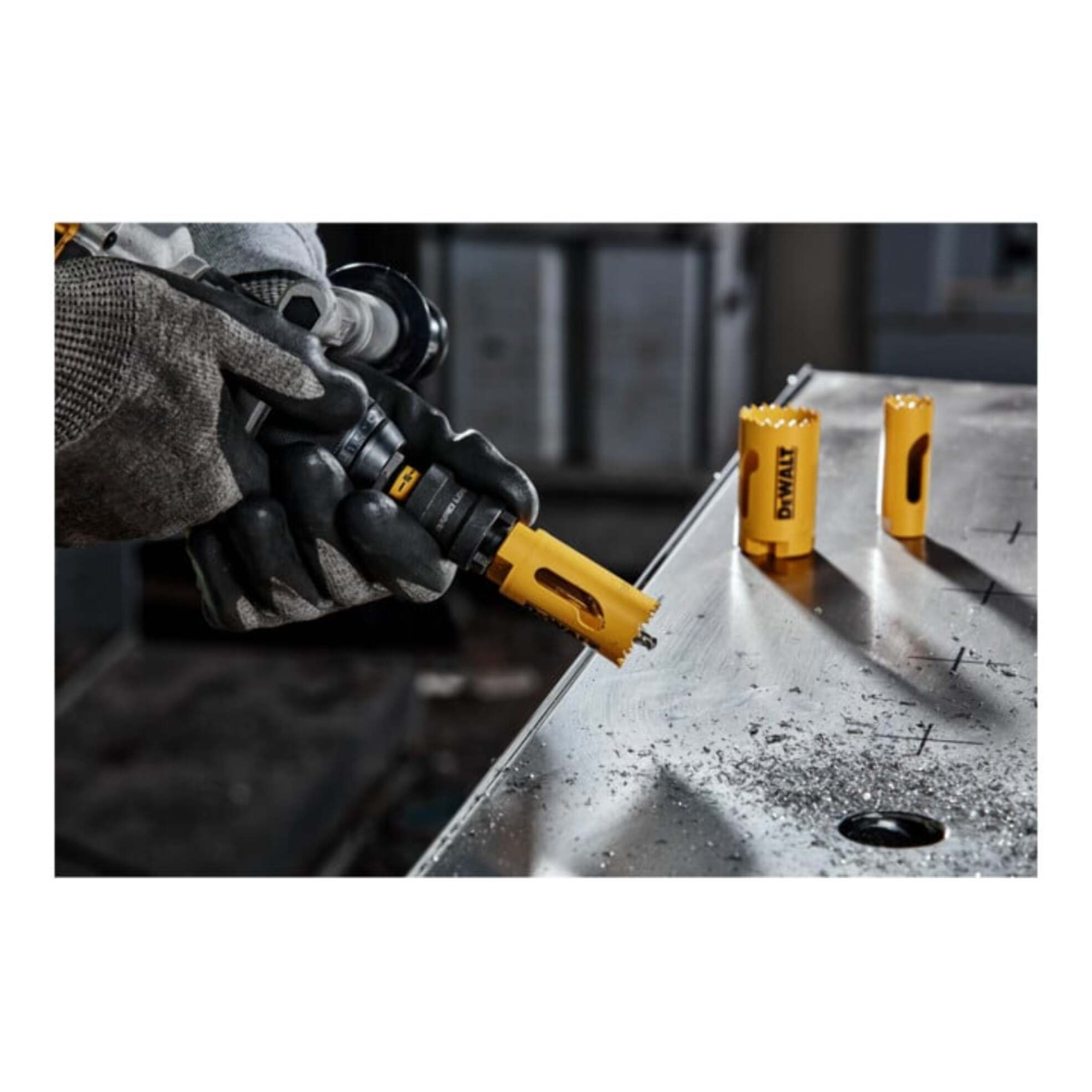 Mandrin à changement rapide pour scie cloche - Ø 10 mm 14-30 mm - DEWALT - DT20626-QZ