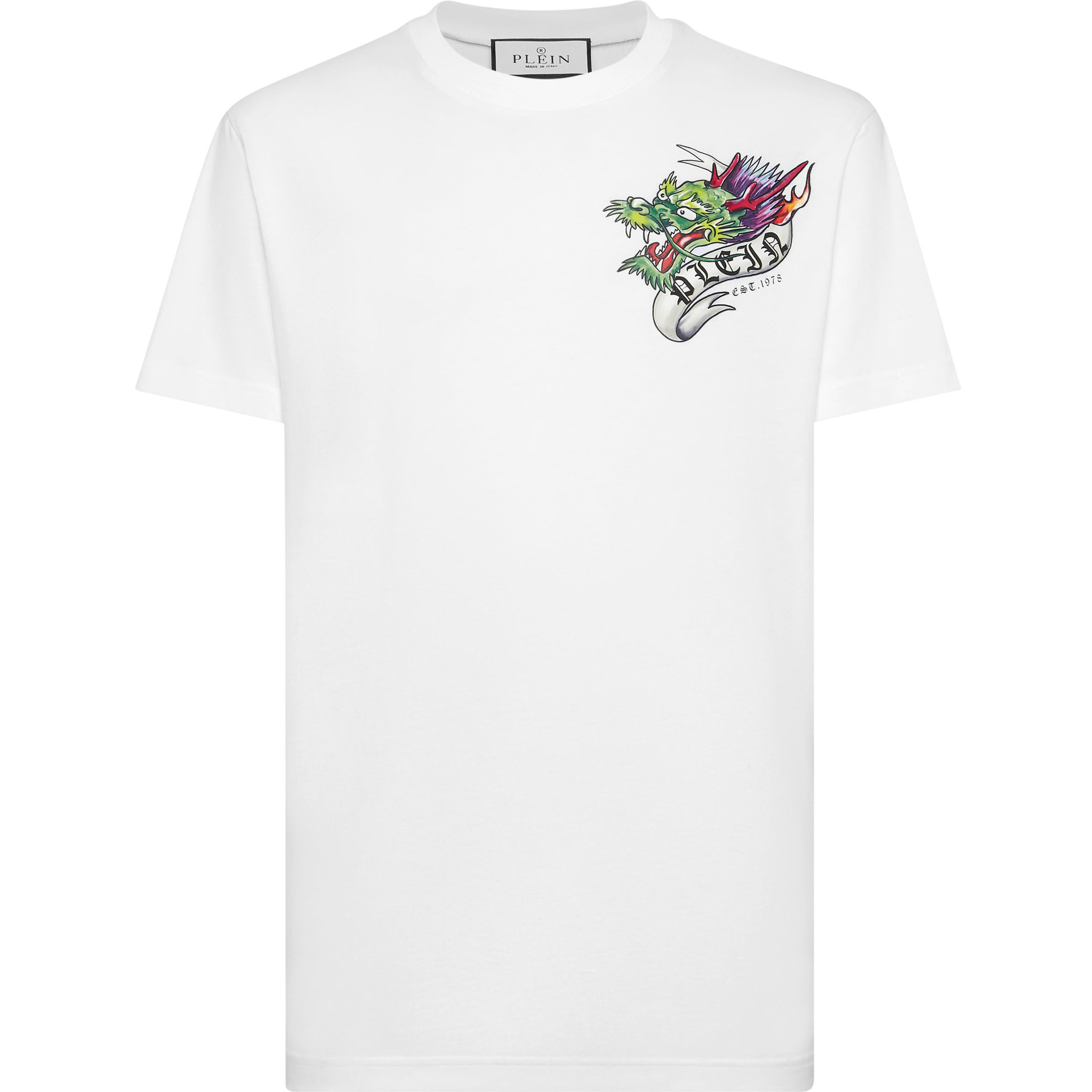 PHILIPP PLEIN T-Shirt Round Neck TATTOO