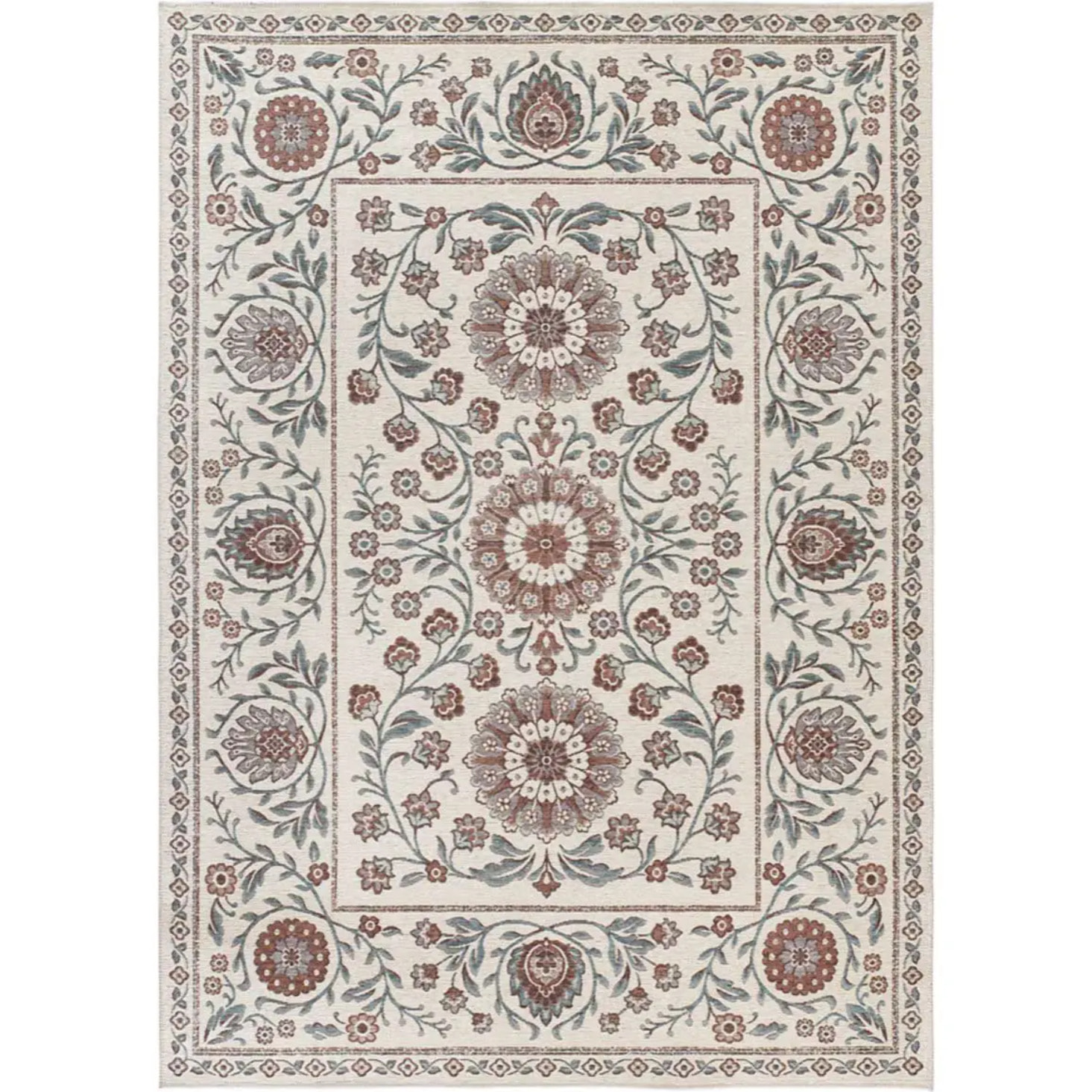 LUA Alfombra de exterior clásica azul, varias medidas disponibles.