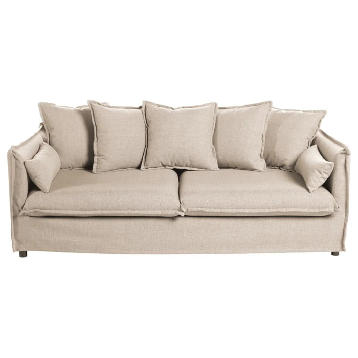 Canapé "Odilon" beige 3 places