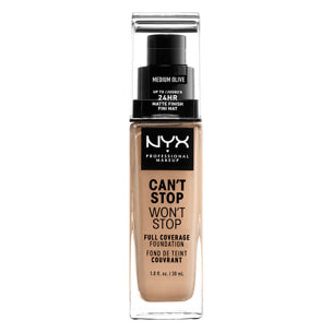 NYX Professional Makeup Can't Stop Won't Stop Fond de teint Medium Olive