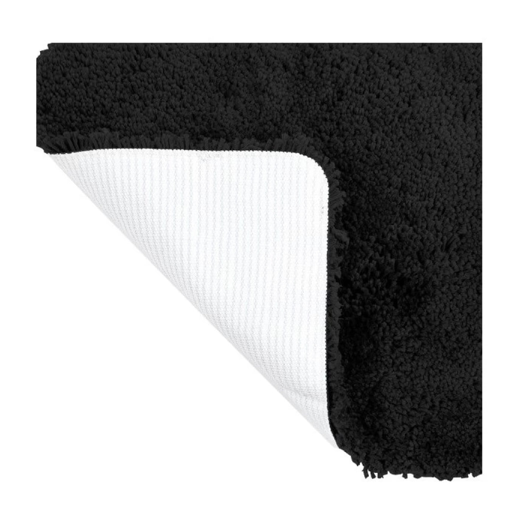 Tapis de bain Microfibre HIGHLAND 60x90cm Noir Spirella