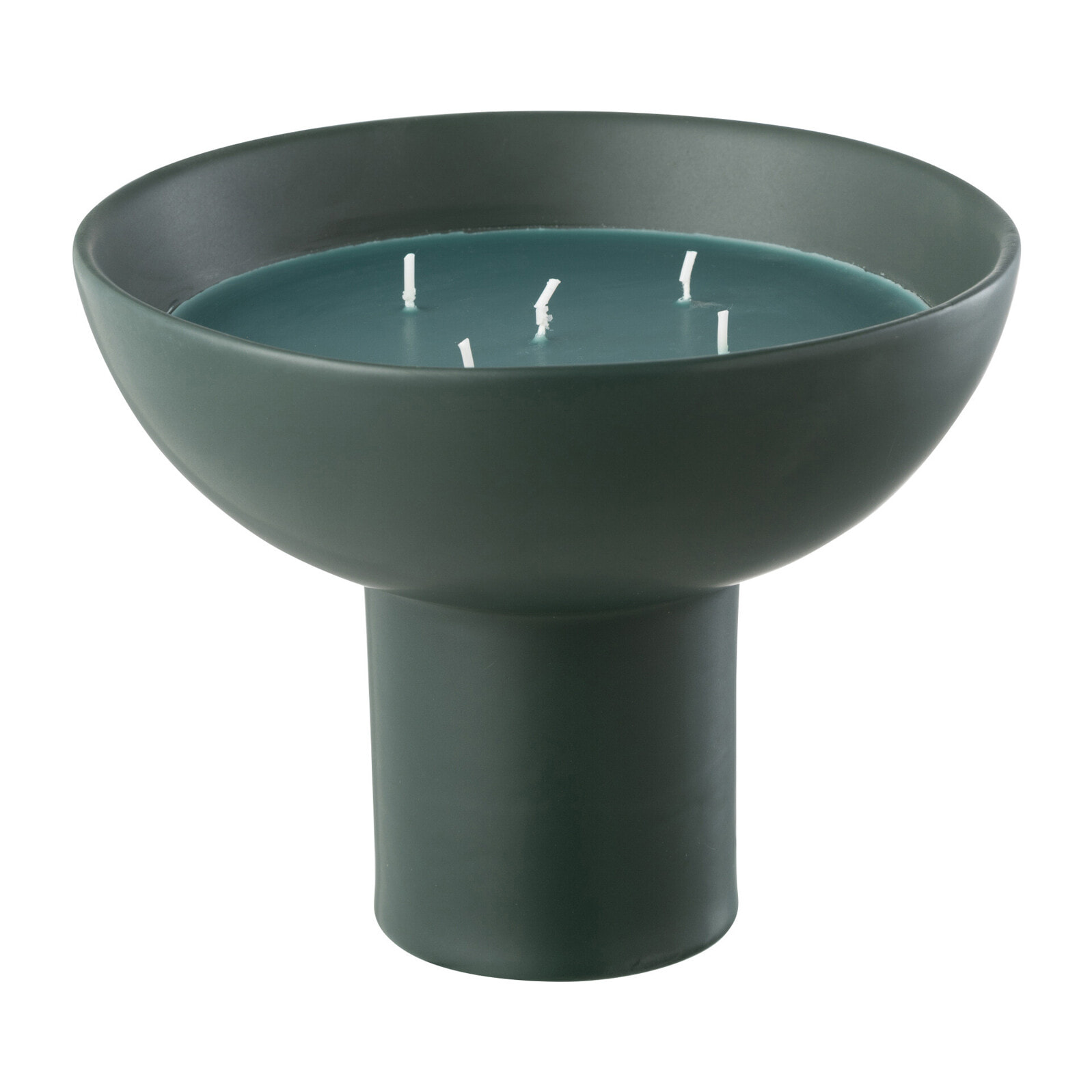 J-Line bougie parfumée - céramique - vert foncé - 12H