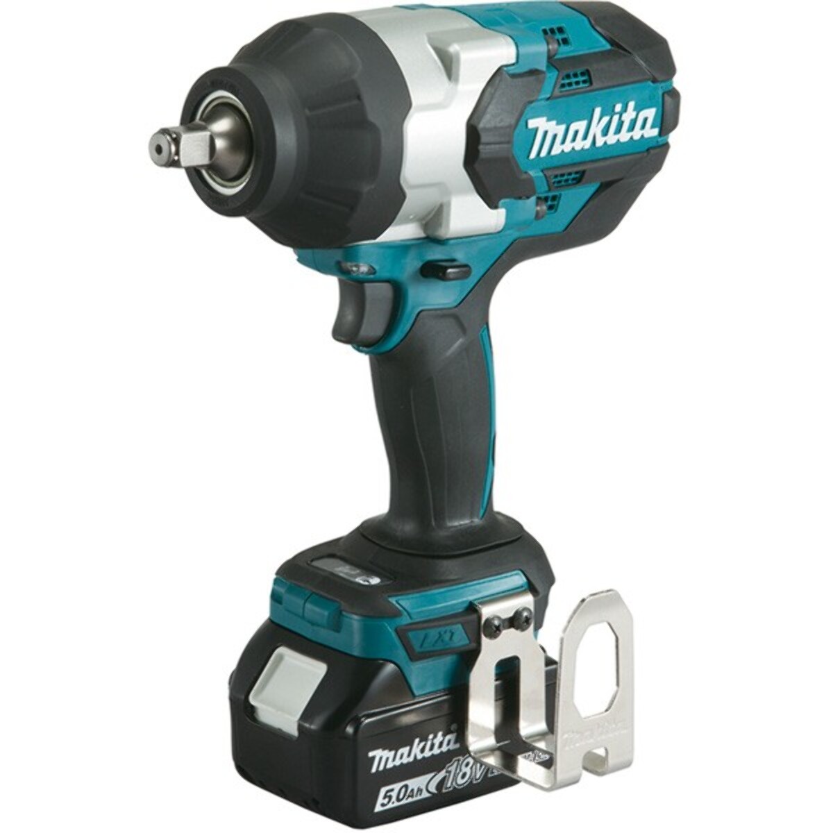Boulonneuse à chocs MAKITA 18 V Li-Ion 1000 Nm - MAKITA - avec 2 Batteries 5.0Ah, chargeur, Makpac - DTW1002RTJ