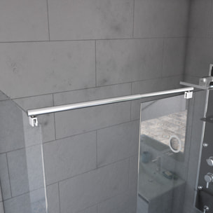 Barre de fixation - liaison - pour douche à l'italienne - FREEDOM 2 LINK - BARRE DE LIAISON