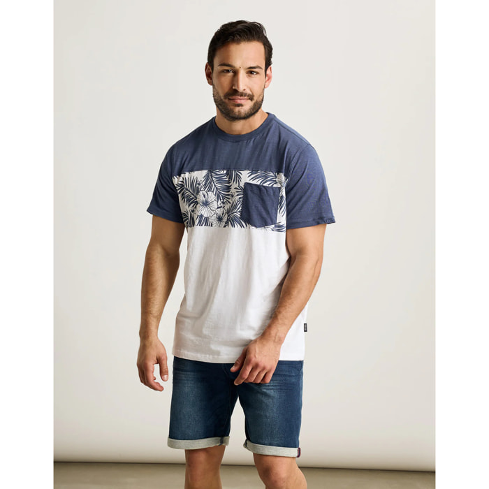 Camiseta Manga Corta Azul - Nausita