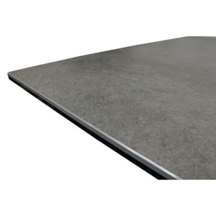 Table extensible céramique gris anthracite 160/240 cm - SPIDER