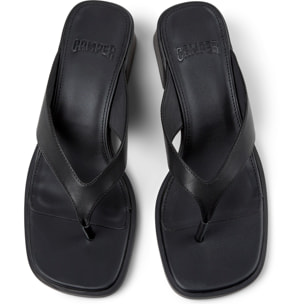 Sandalias - CAMPER Kora Sandal - Negro - Cuero liso