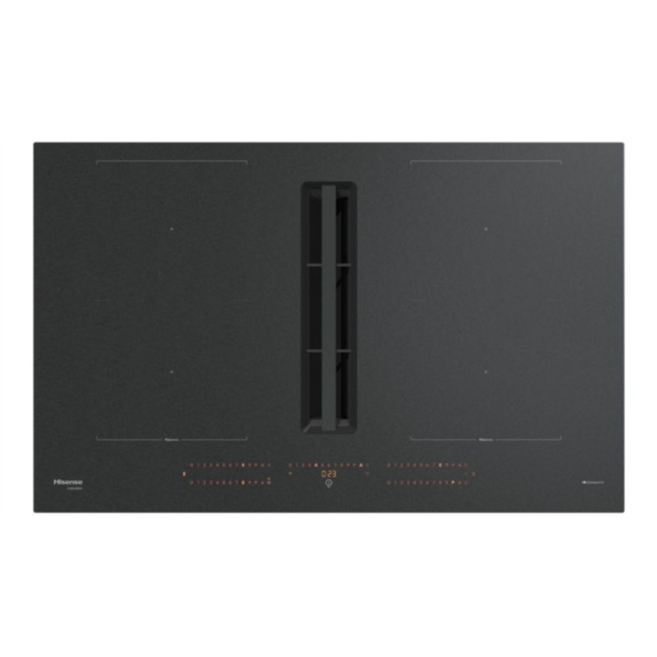 Plaque induction aspirante HISENSE HEH8443BSRWF InfiniteMattGlass