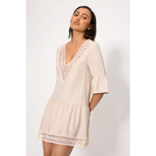 Vestito corto Marrone