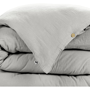Housse De Couette 100% gaze De Coton Nuage
