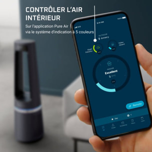 Purificateur d'air, ventilateur, humidificateur ROWENTA Eclipse 3 en 1 connect QU5072F0