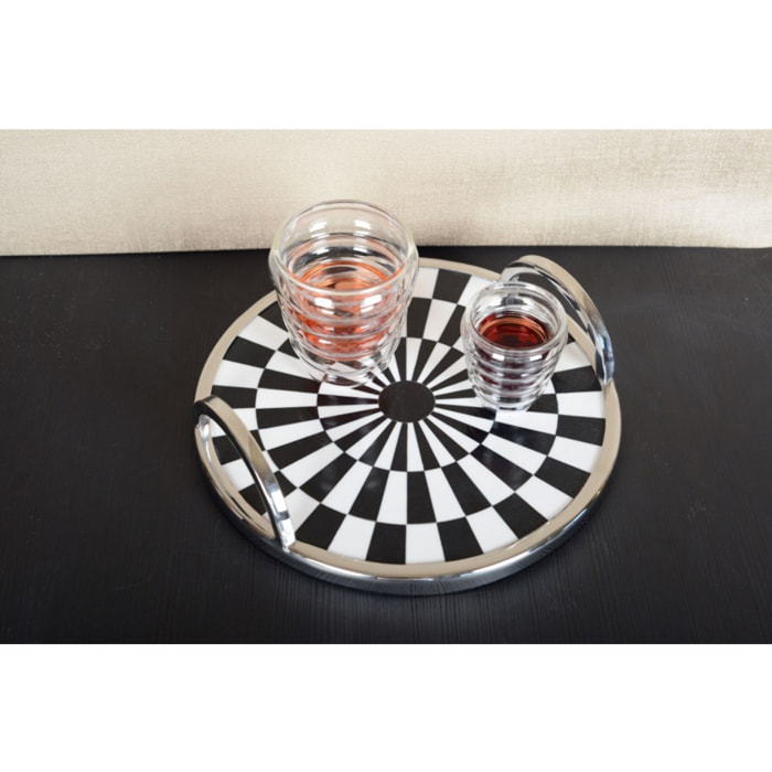 Tasses à café expresso double paroi vague 70ml - lot de 2