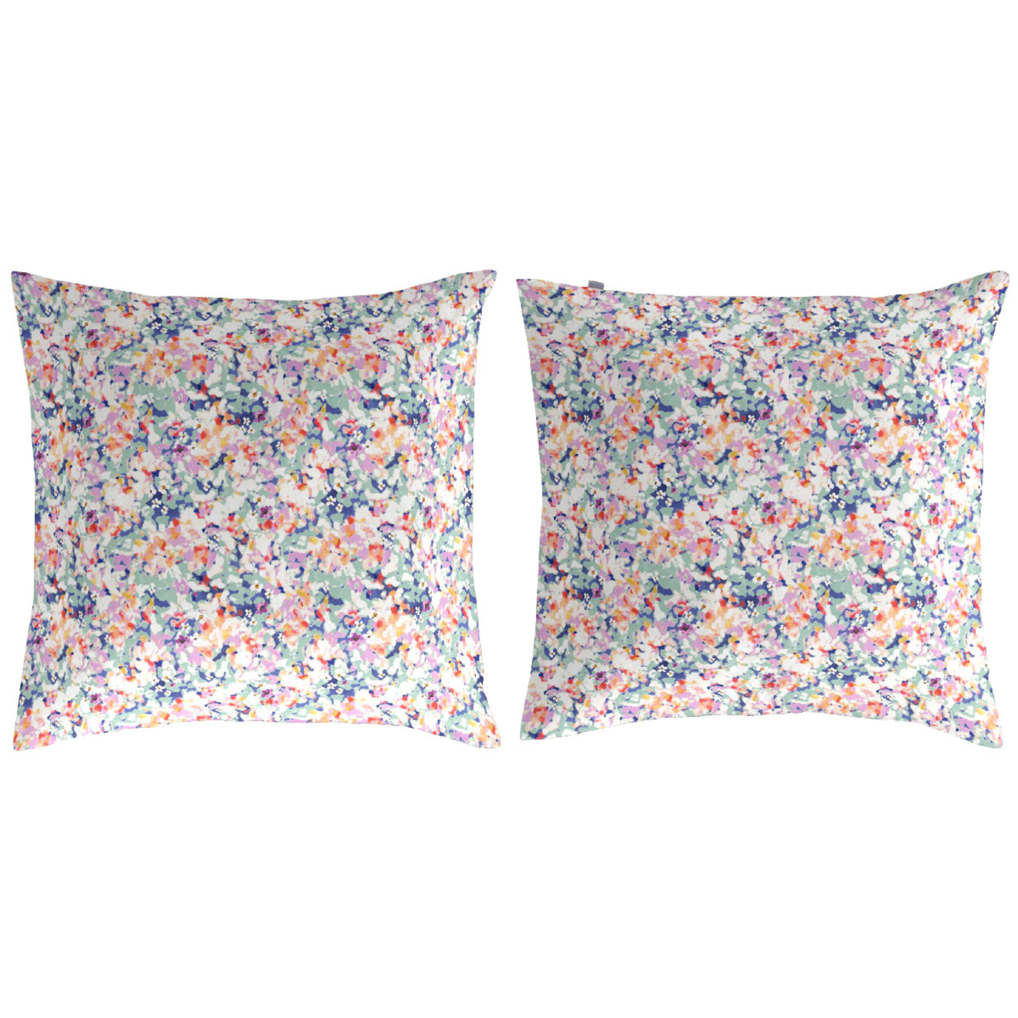 2 Fundas de almohada 100% algodón POESIE B - 65x65 cm