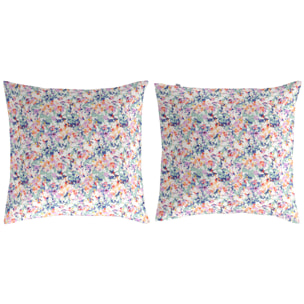 2 Fundas de almohada 100% algodón POESIE B - 65x65 cm
