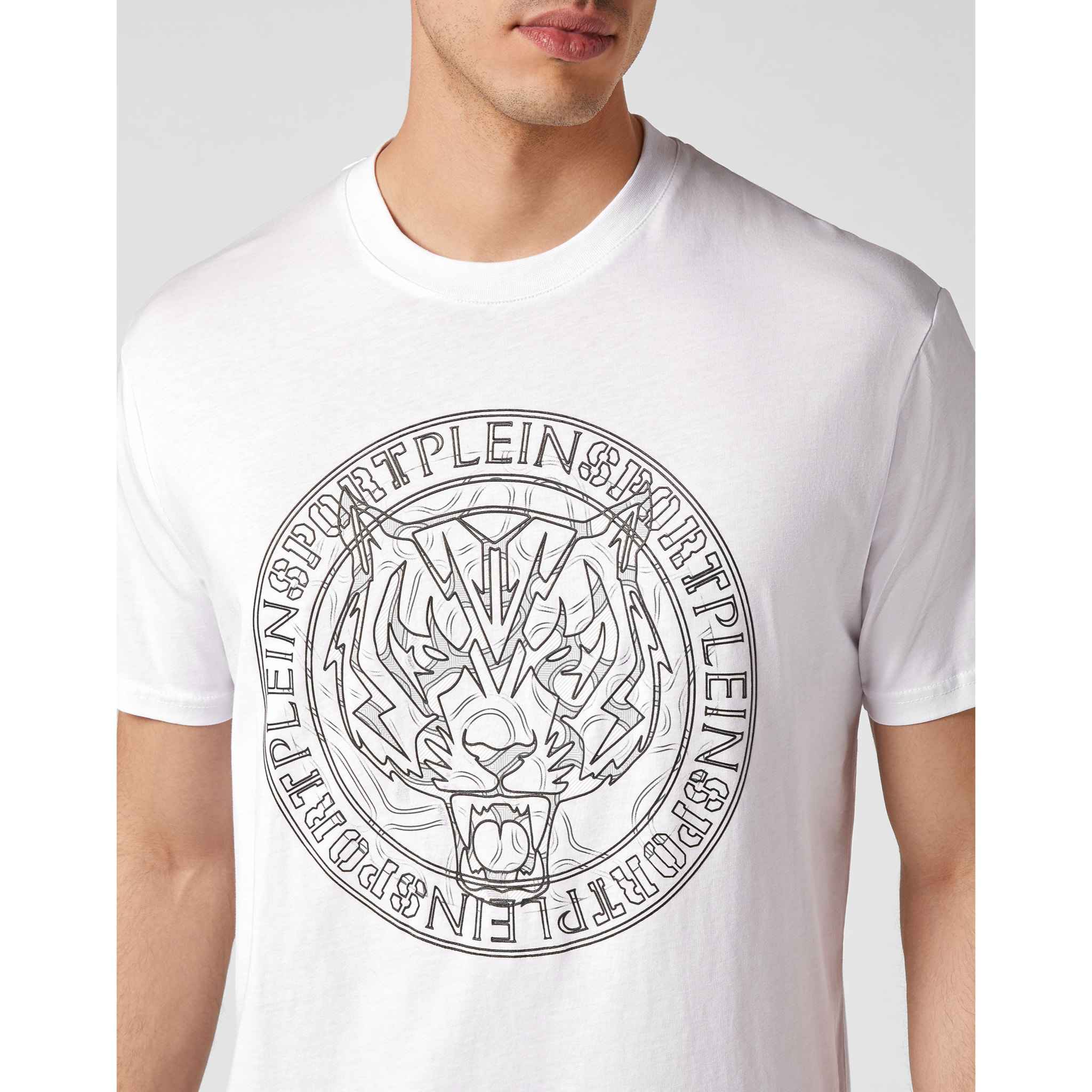 PLEIN SPORT T-Shirt Round Neck TIGER