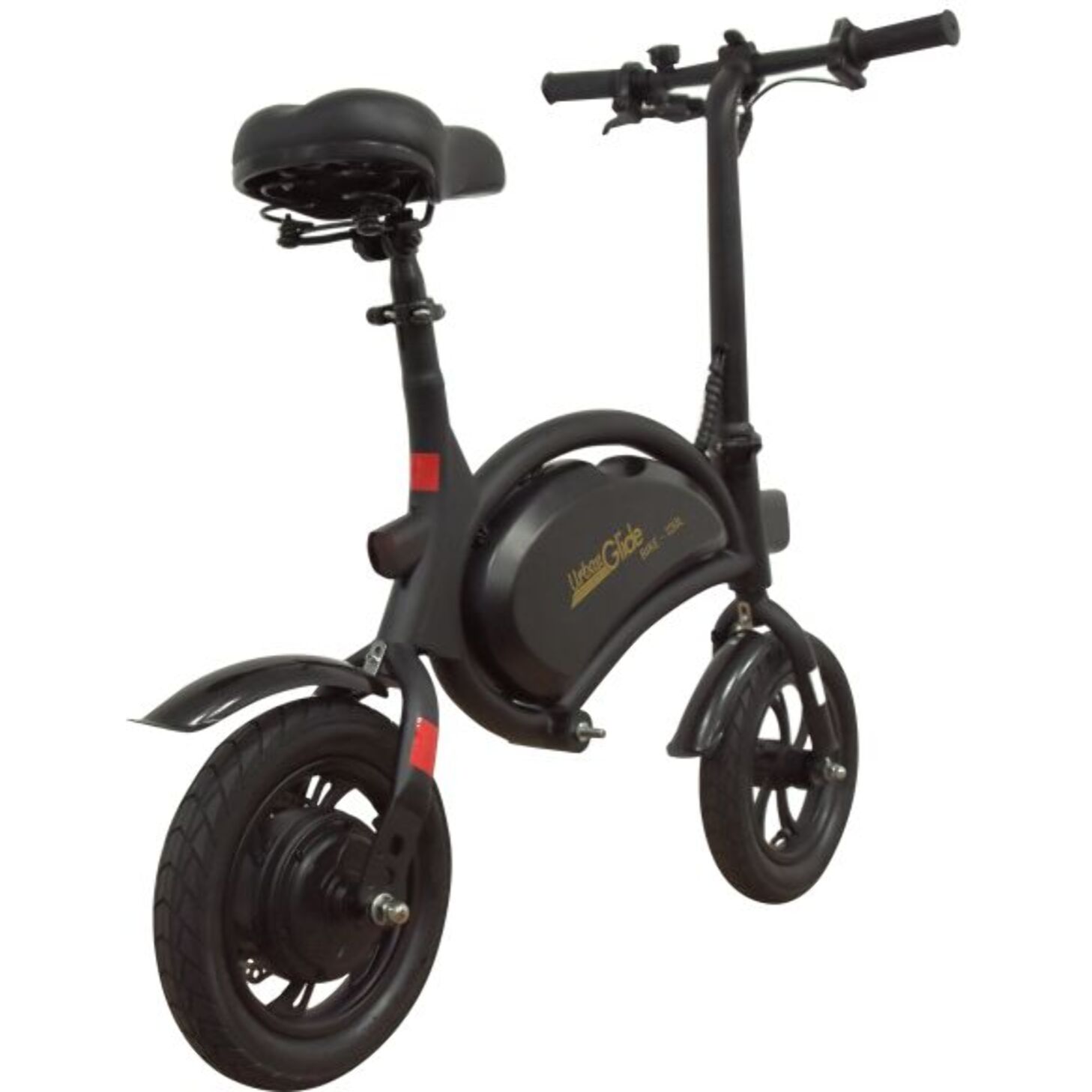 Draisienne électrique URBANGLIDE BIKE 120+ – Adulte / Ado dès 14 ans – 250W, 36V 6Ah, 25 km/h, pliable, LED, 12 pouces