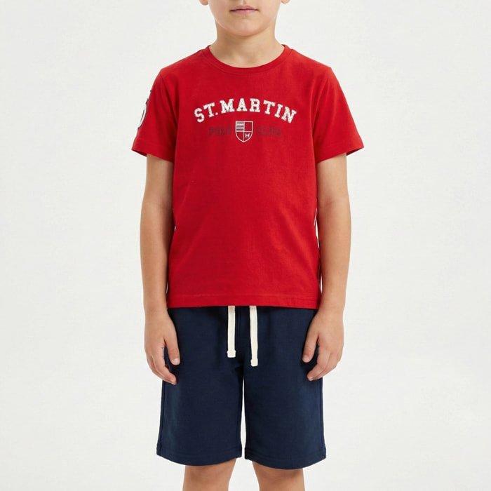 Set t-shirt e bermuda jersey