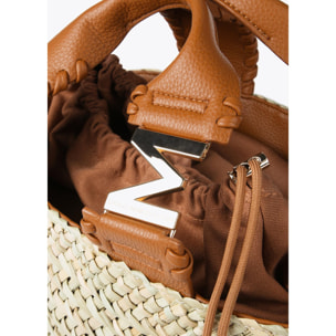 Borsa a cesta in palma