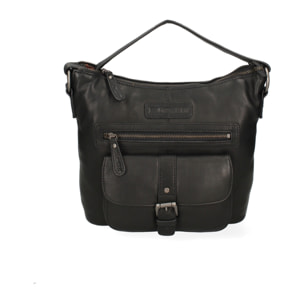 Borsa a tracolla da uomo - Modello False - Vera pelle - 31.0 x 23.0 x 12.0 cm