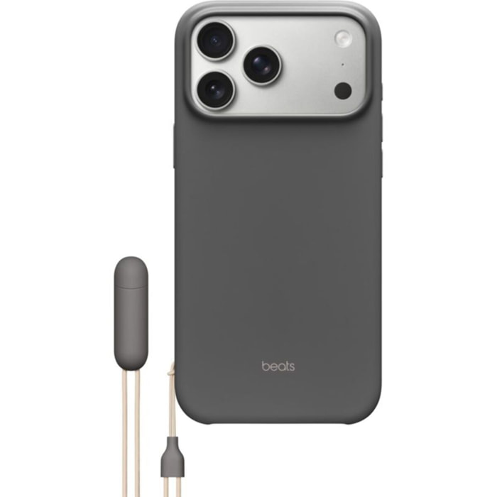 Coque BEATS iPhone 17 Pro Max Magsafe stand Gris