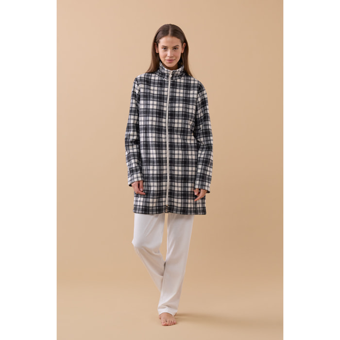 Vestaglia donna micropile articolo cuoricino. Noidinotte